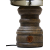 Lampa ceramiczna betonowa z abażurem 36cm